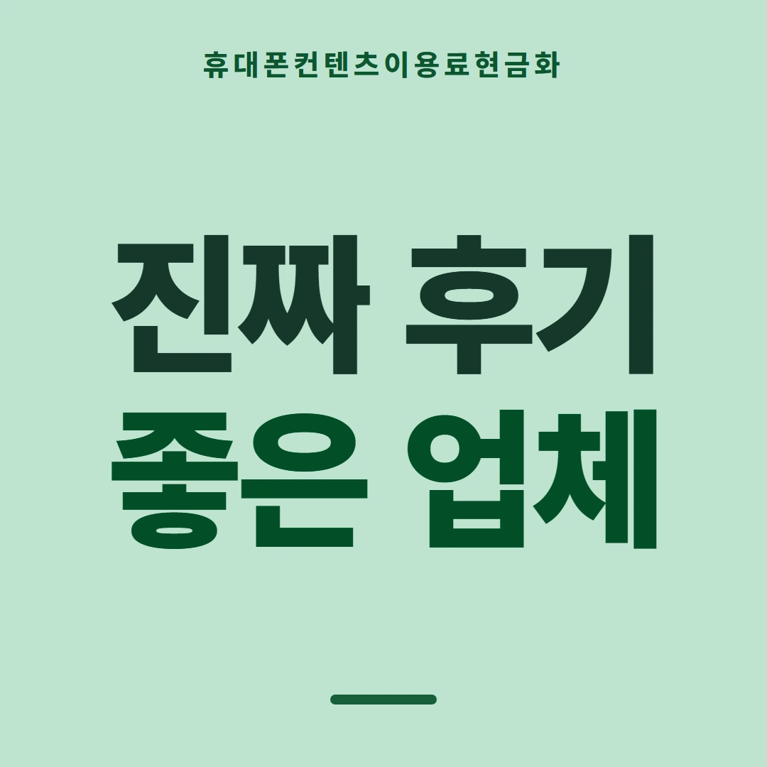 품티켓 휴대폰 회선의 컨텐츠이용료현금화 이용 한도 살피기 안내 이미지
